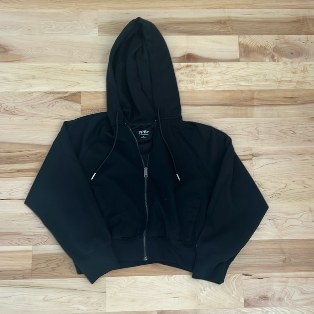 Abercrombie YPB cropped athletic hoodie